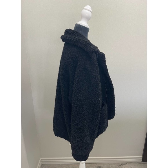 I.AM.GIA Black Pixie Coat Sherpa Style Size XS - Picture 4 of 5